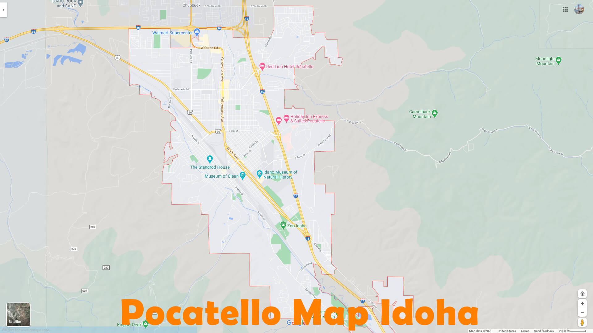 Pocatello Carte Idoha